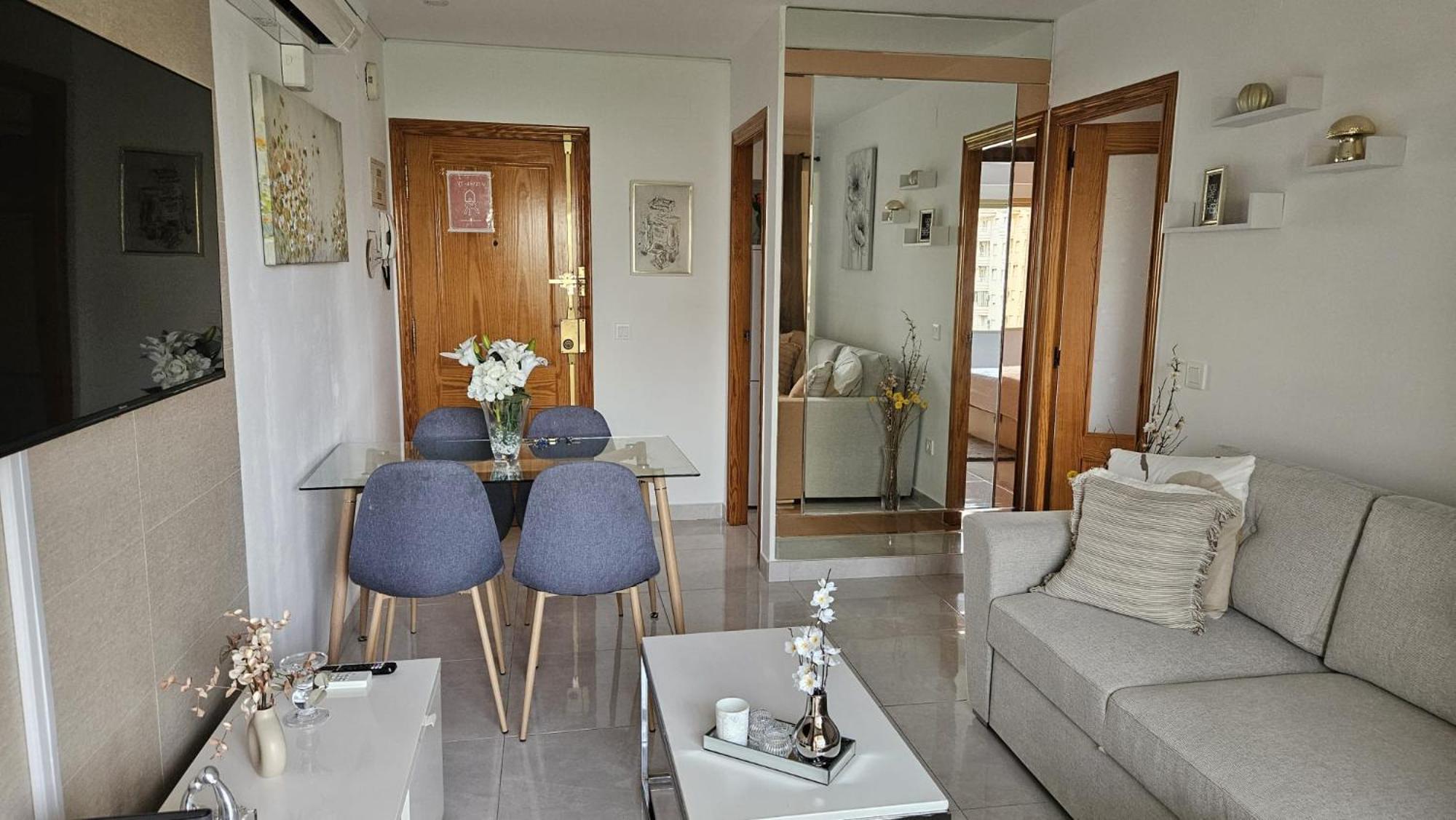 Elegante Apartamento En Playa De Gandia Bagian luar foto